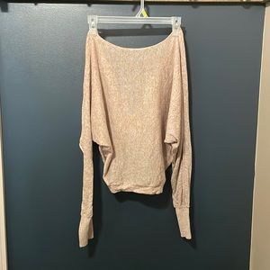 Open back long sleeve top